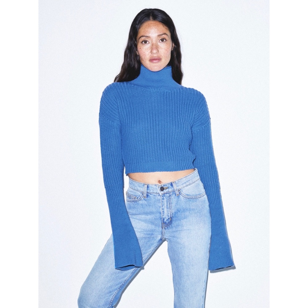 AA Fisherman Bell Sleeve Sweater